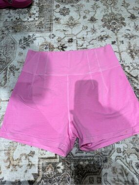 aerie Pink High-Waist Bike Shorts